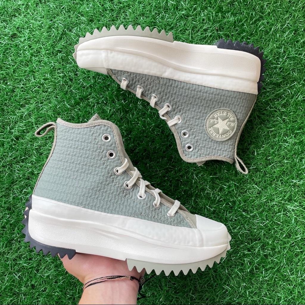 Converse Women's Platform Sneakers - Gray And White